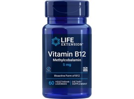 Life Extension Vitamin B12 Methylcobalamin 5 mg, 60 vege lozenges